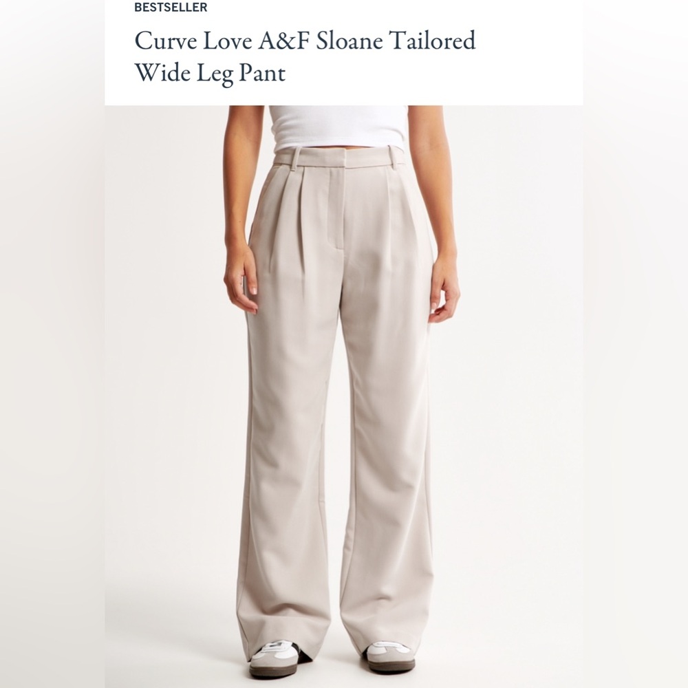 Abercrombie & Fitch Curve Love Sloane Tailored Pants